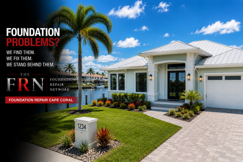 Foundation Repair Cape Coral informational graphic