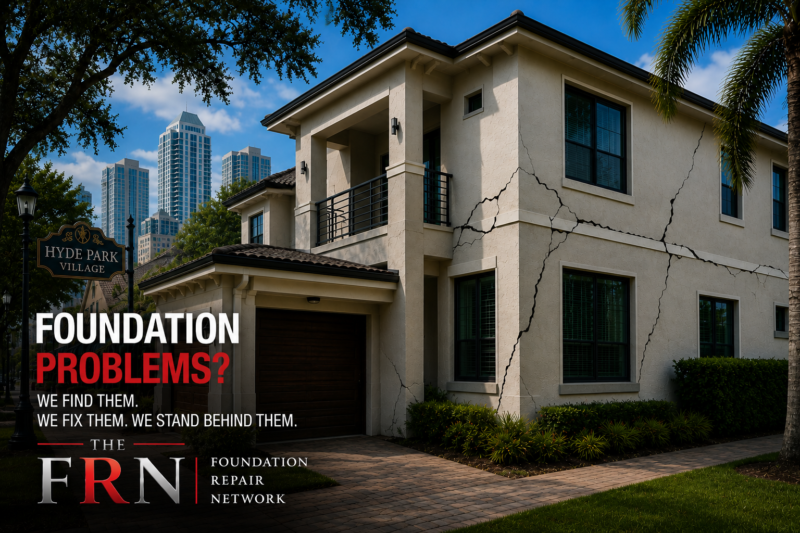 Foundation Repair Tampa informational graphic
