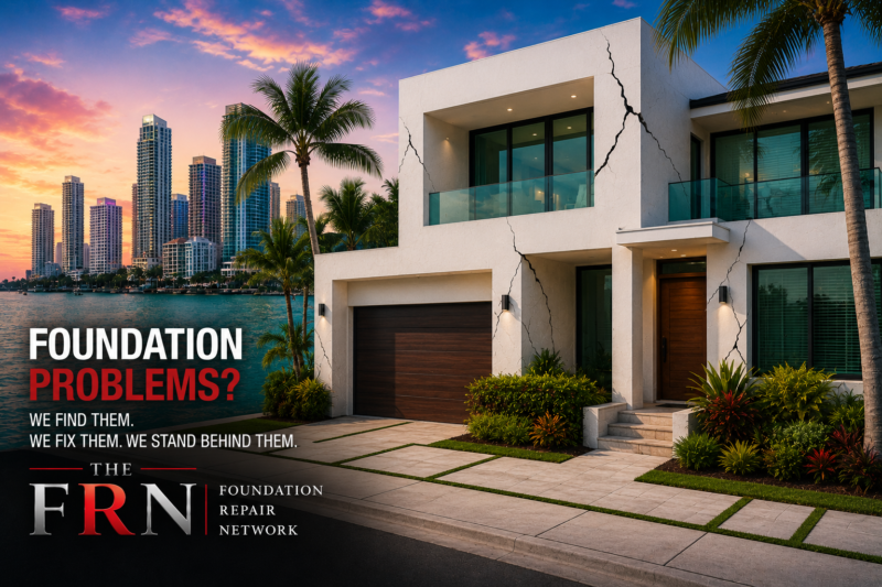 Miami Foundation Repair residential foundation graphic