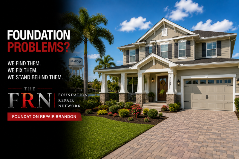 Foundation Repair Brandon informational graphic